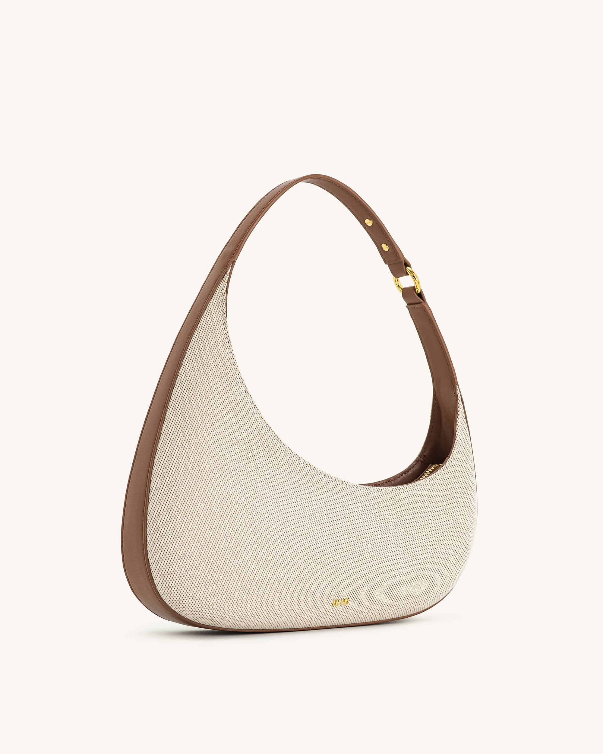 Harlee Shoulder Bag - Brown Canvas | JW PEI