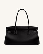 Yara Large Shoulder Bag - Black