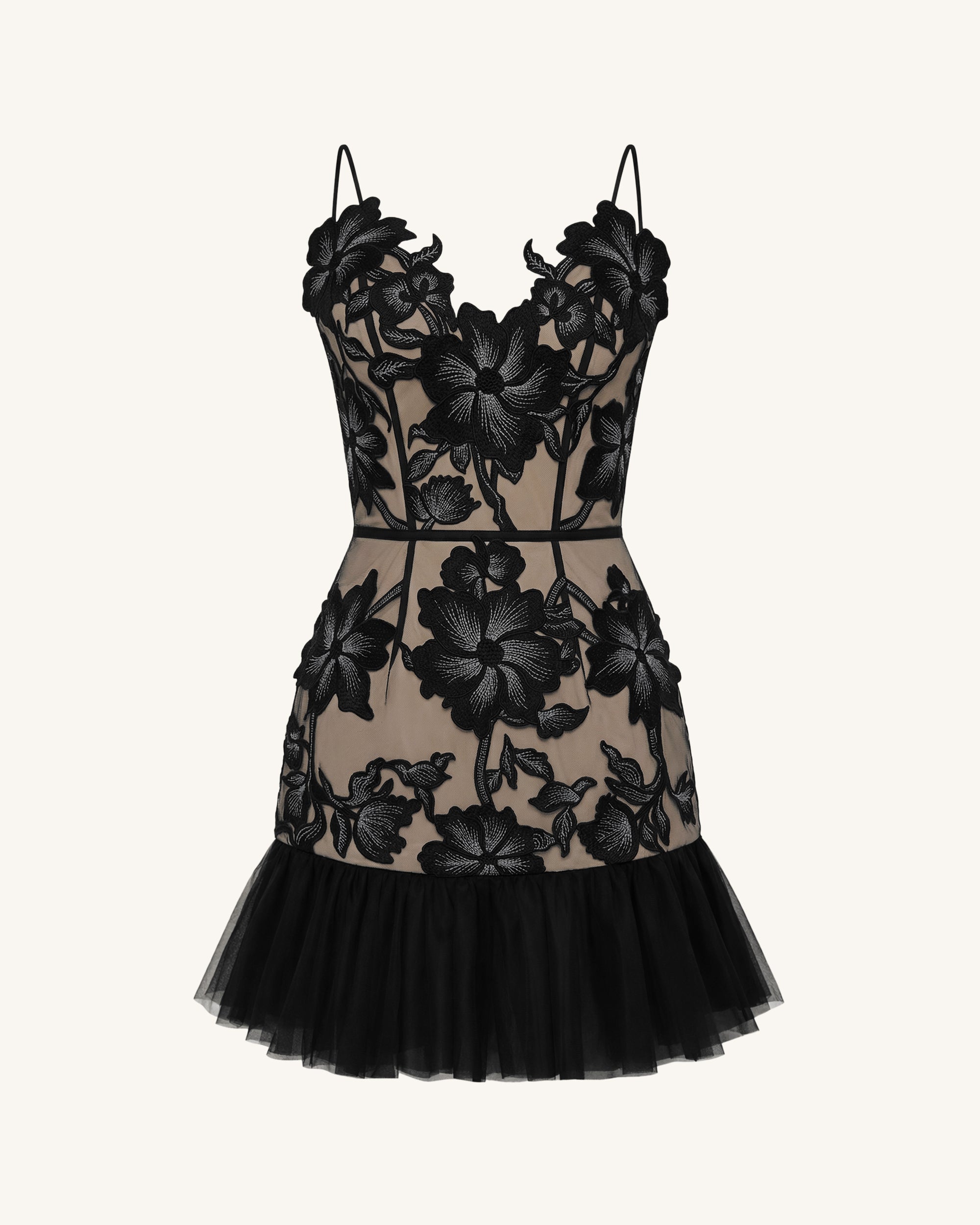 Floral Sling Mini Dress - Black | JW PEI Floral Sling Mini Dress - Black | JW PEI