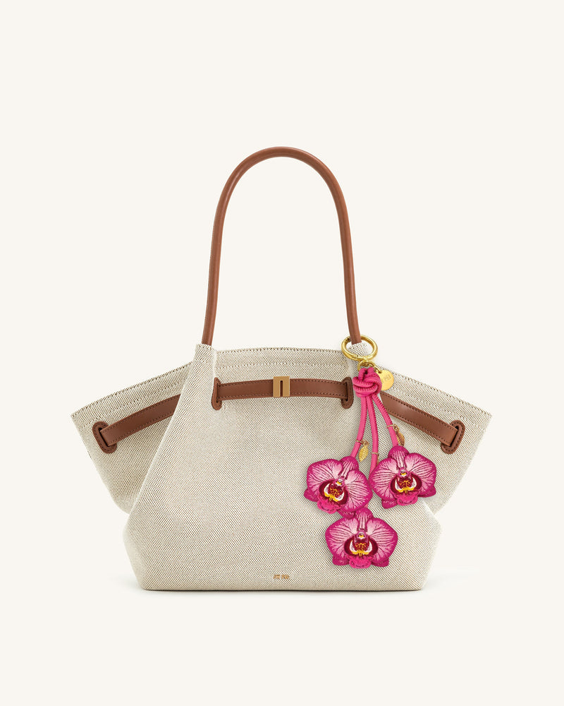 Orchid Bag Charm - Pink