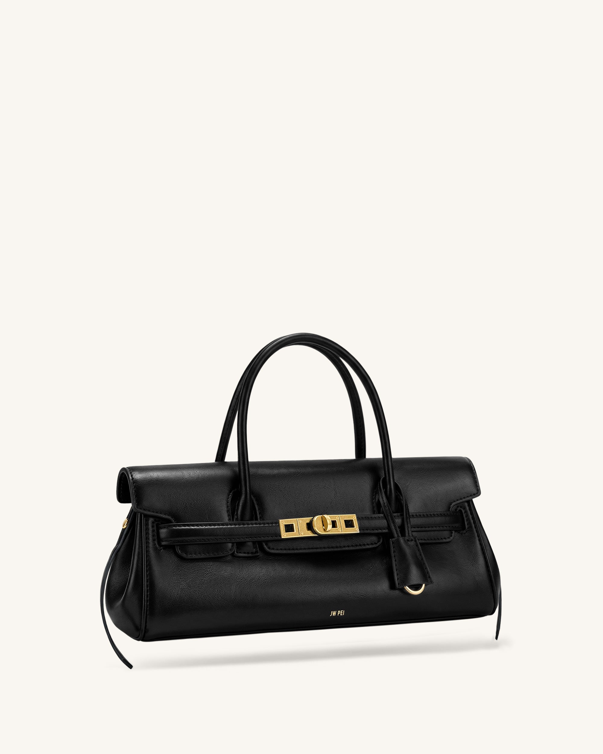 Yara Small Top Handle Shoulder Bag - Black | JW PEI