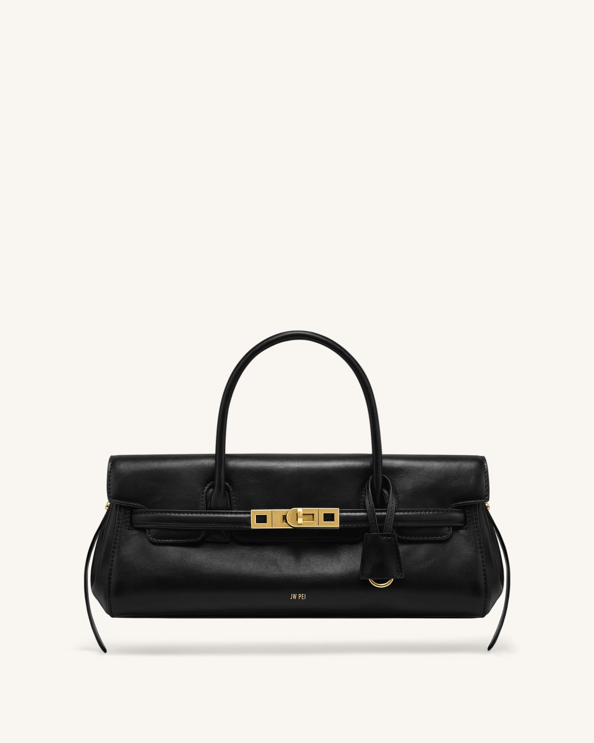 Yara Small Top Handle Shoulder Bag - Black