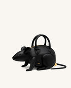 Mia Mouse Top Handle Bag - Black