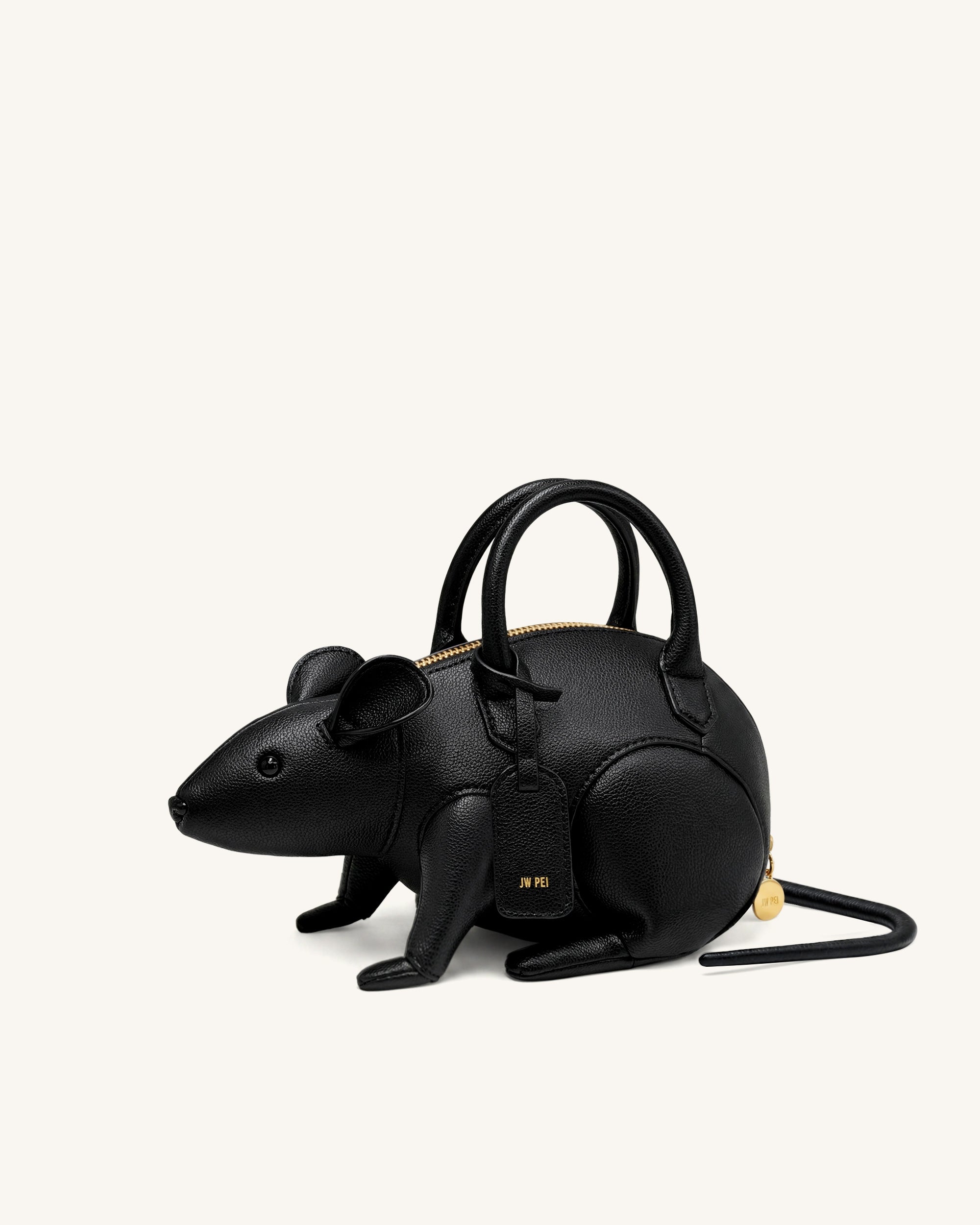 Mia Mouse Top Handle Bag - Black