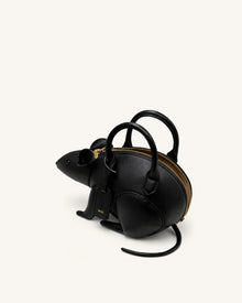 Mia Mouse Top Handle Bag - Black