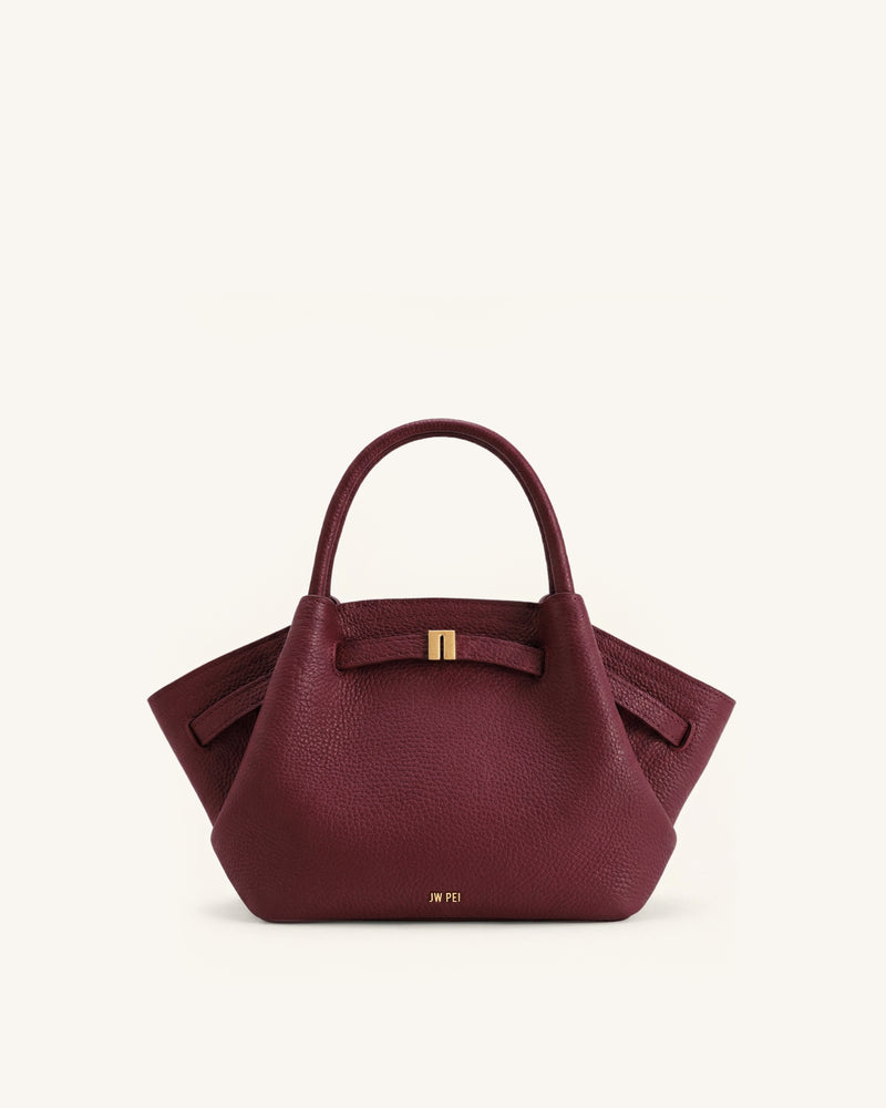 Hana Mini Tote Bag - Burgundy