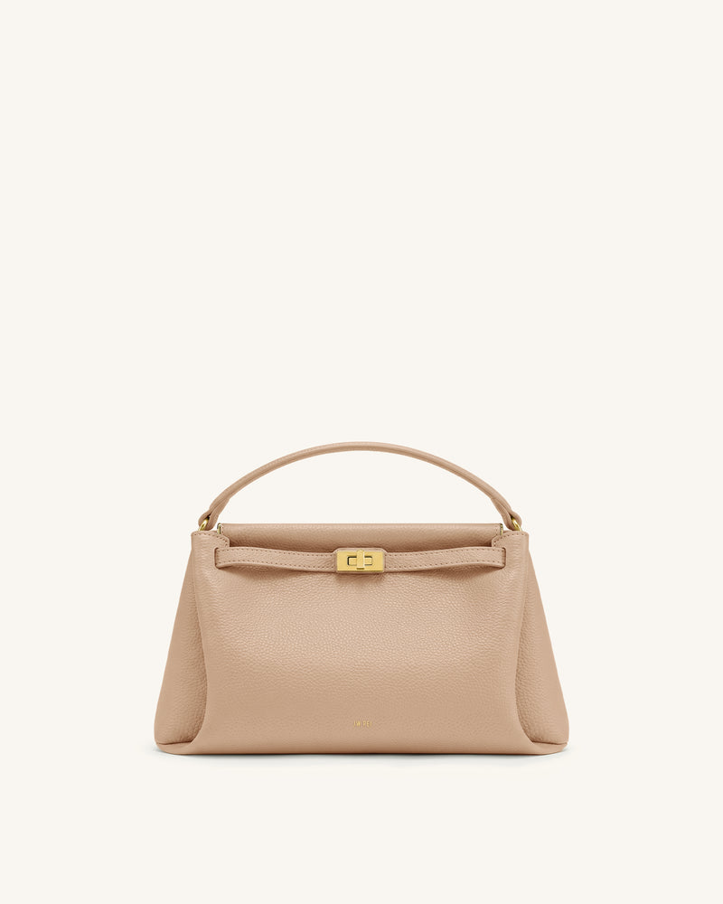 Carmen Top Handle Bag - Light Khaki