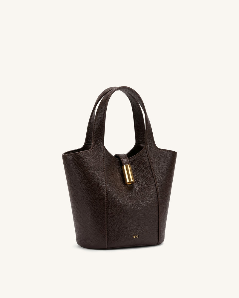 Bella Bucket Bag - Dark Brown