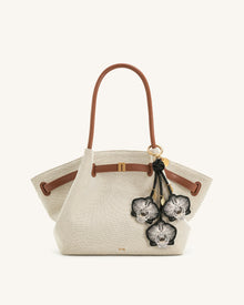 Orchid Bag Charm - Black