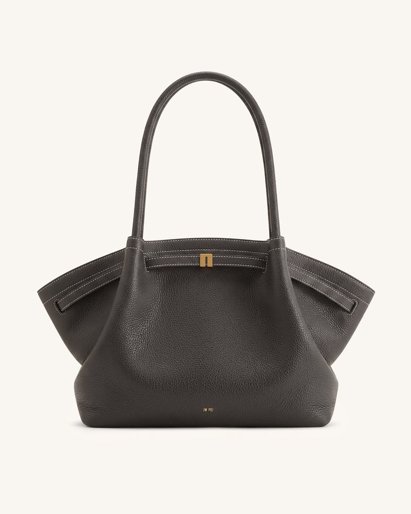 Hana Large Tote Bag - Dark Gray