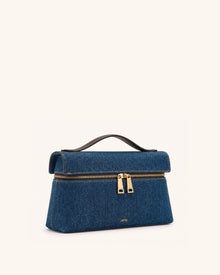 Thea Top Handle Bag - Blue Denim