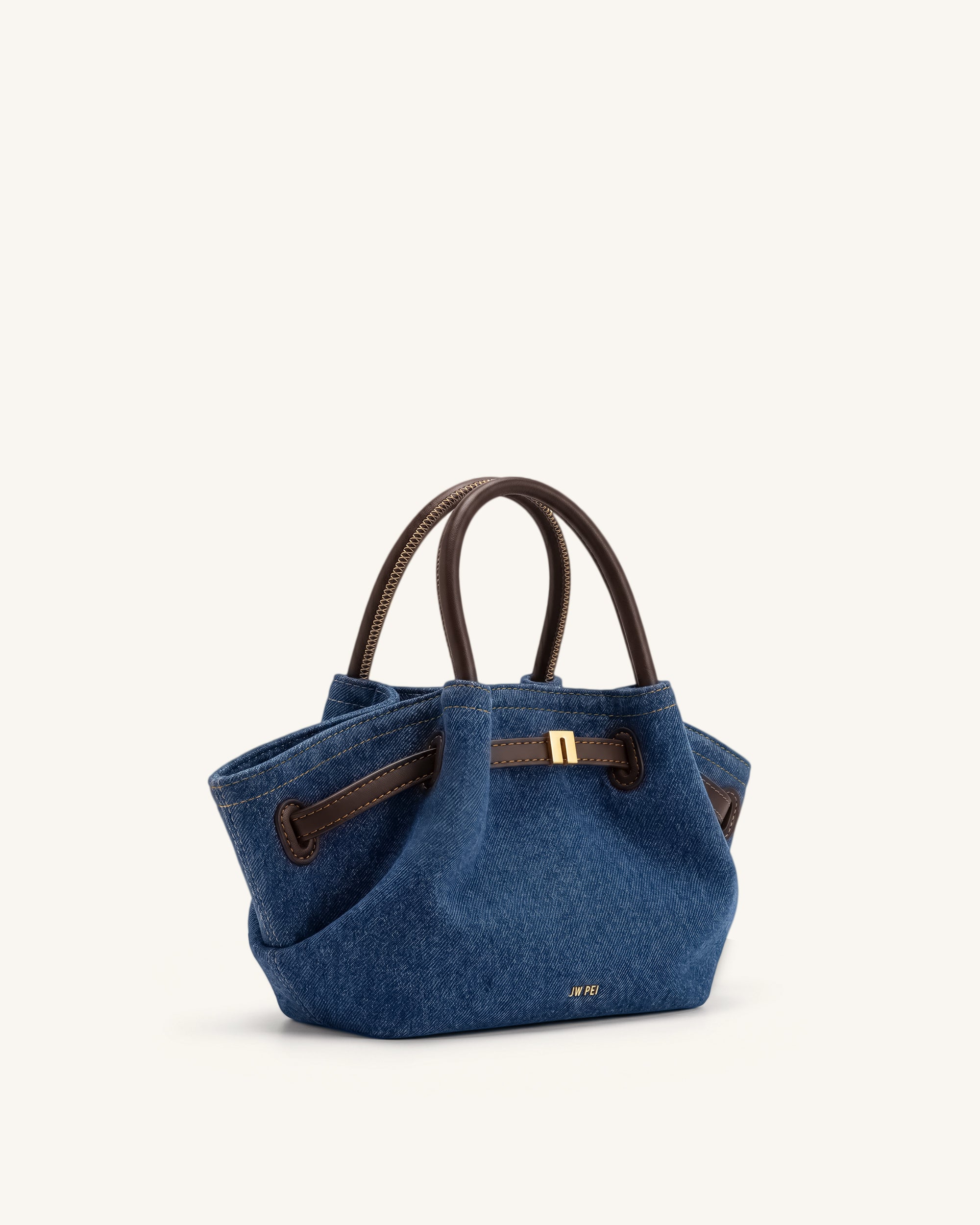 Hana Mini Tote Bag - Blue Denim | JW PEI