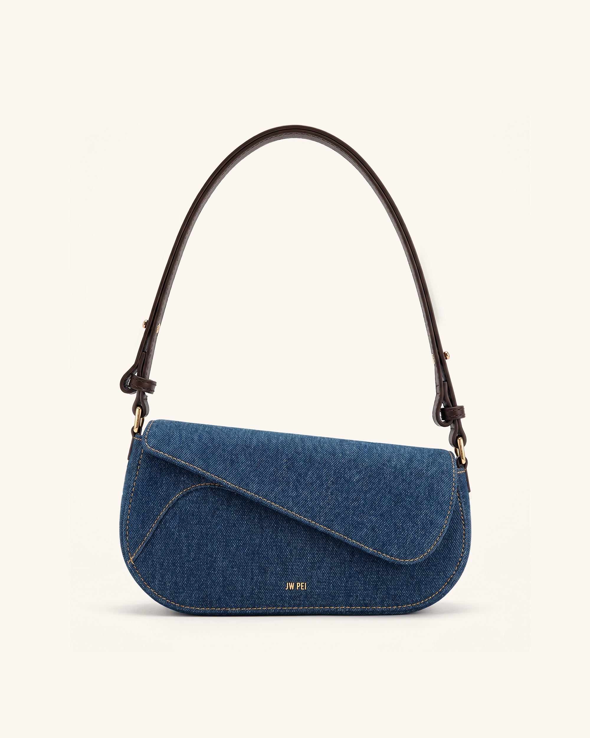 Addisyn Shoulder Bag - Blue Denim | JW PEI