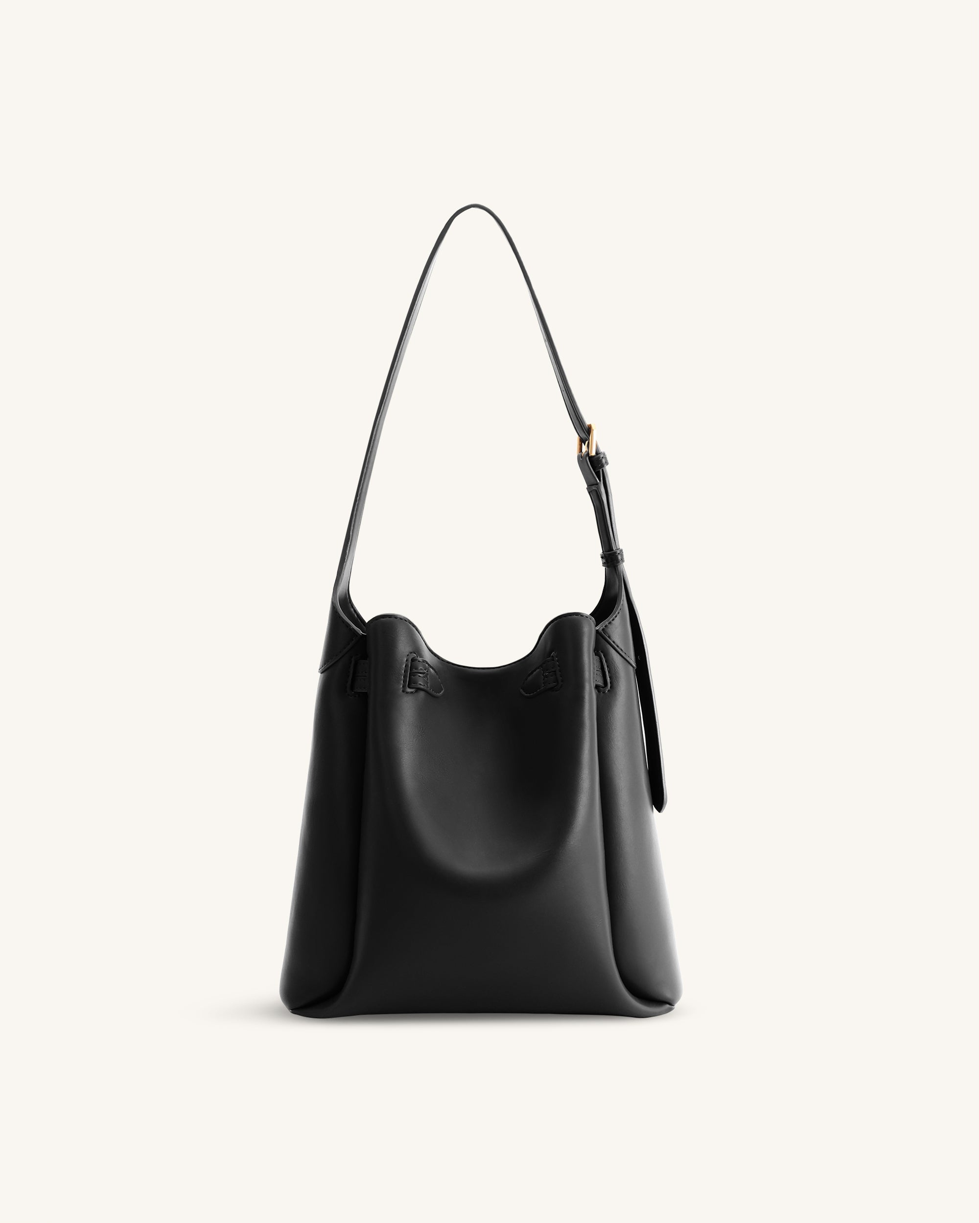 timbuk2 valencia hobo bag Charlene Double Buckle Hobo Bag - Black