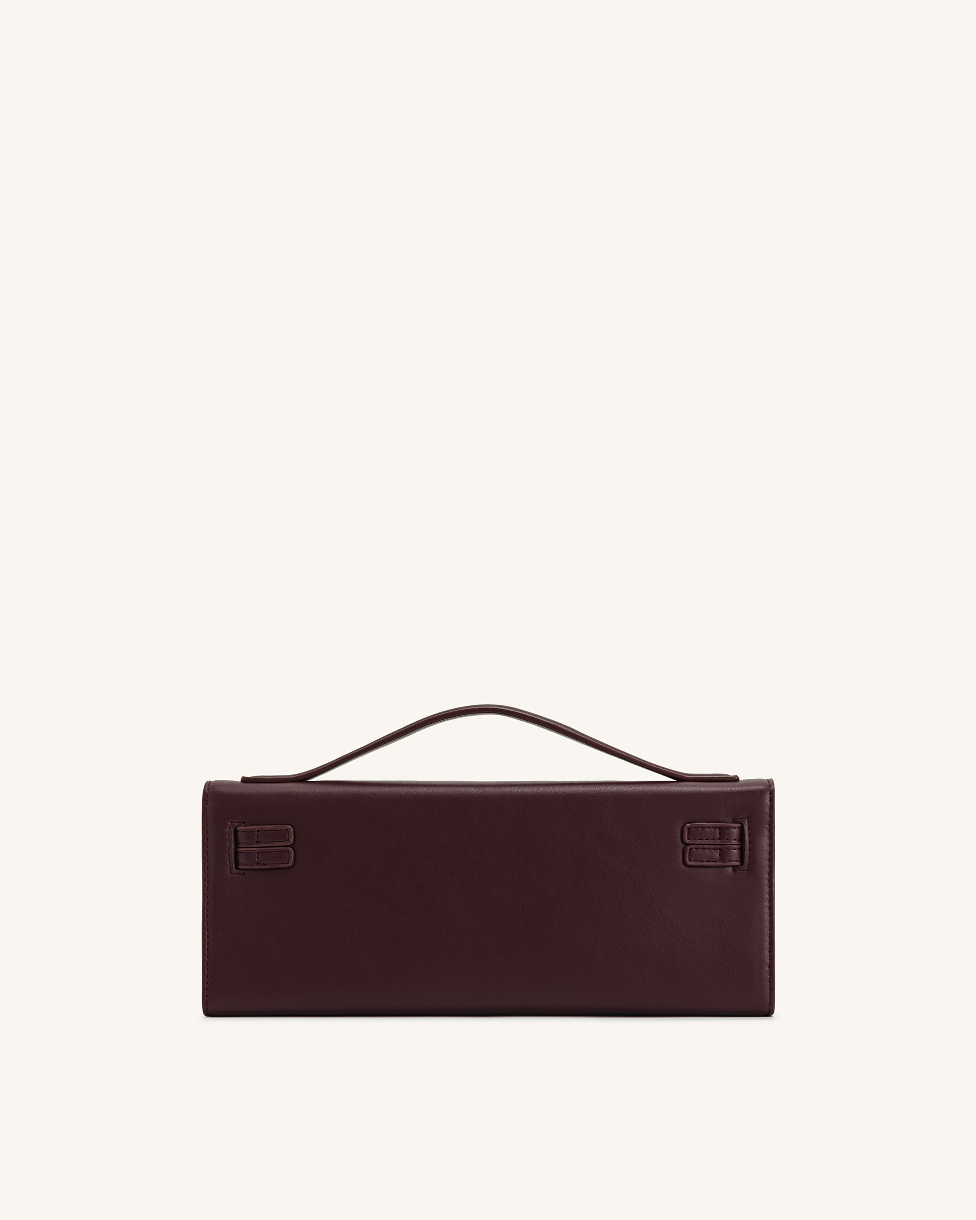 Bria Structured Top Handle Bag - Deep Burgundy | JW PEI