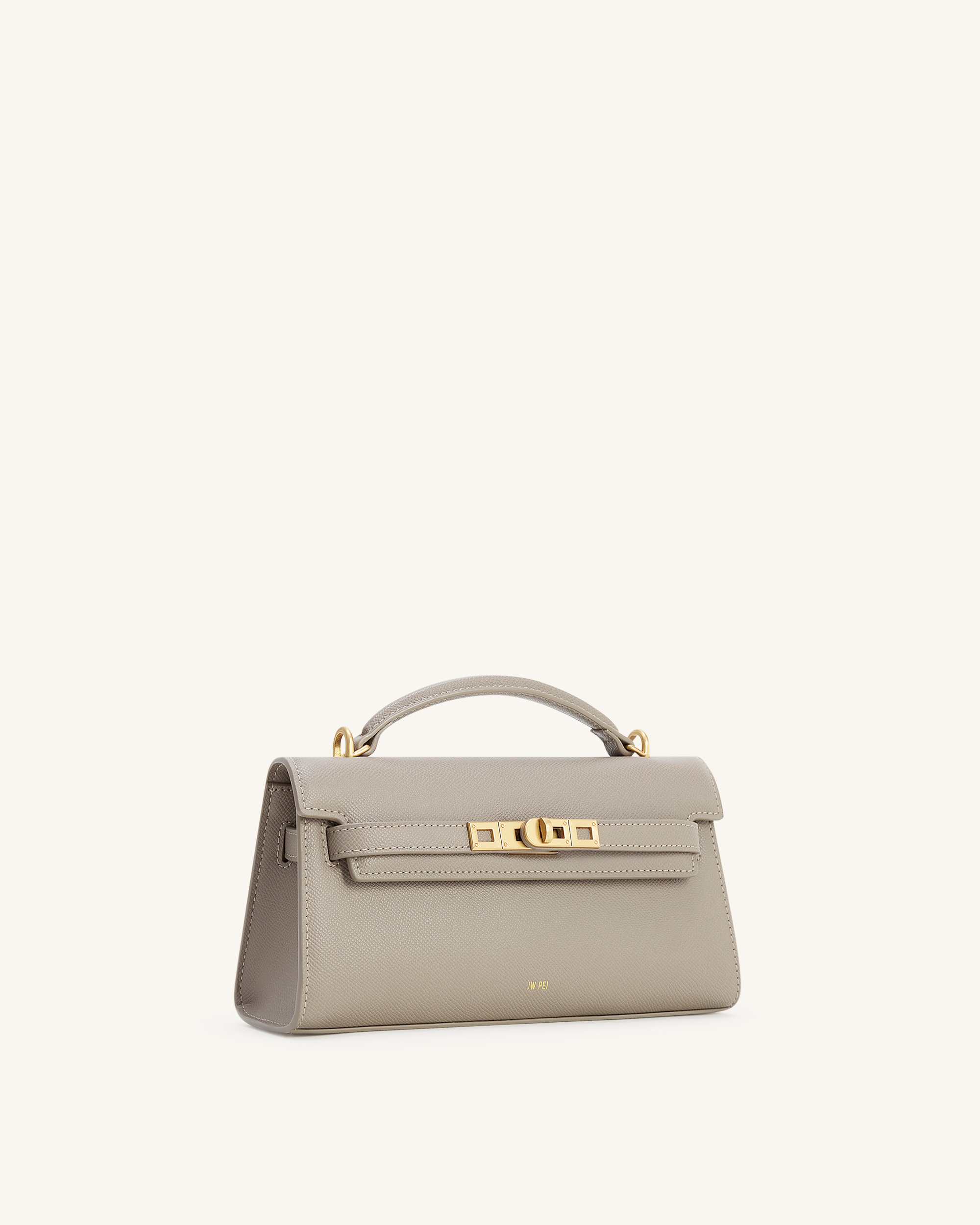 Noor Top Handle Bag - Elephant Gray | JW PEI