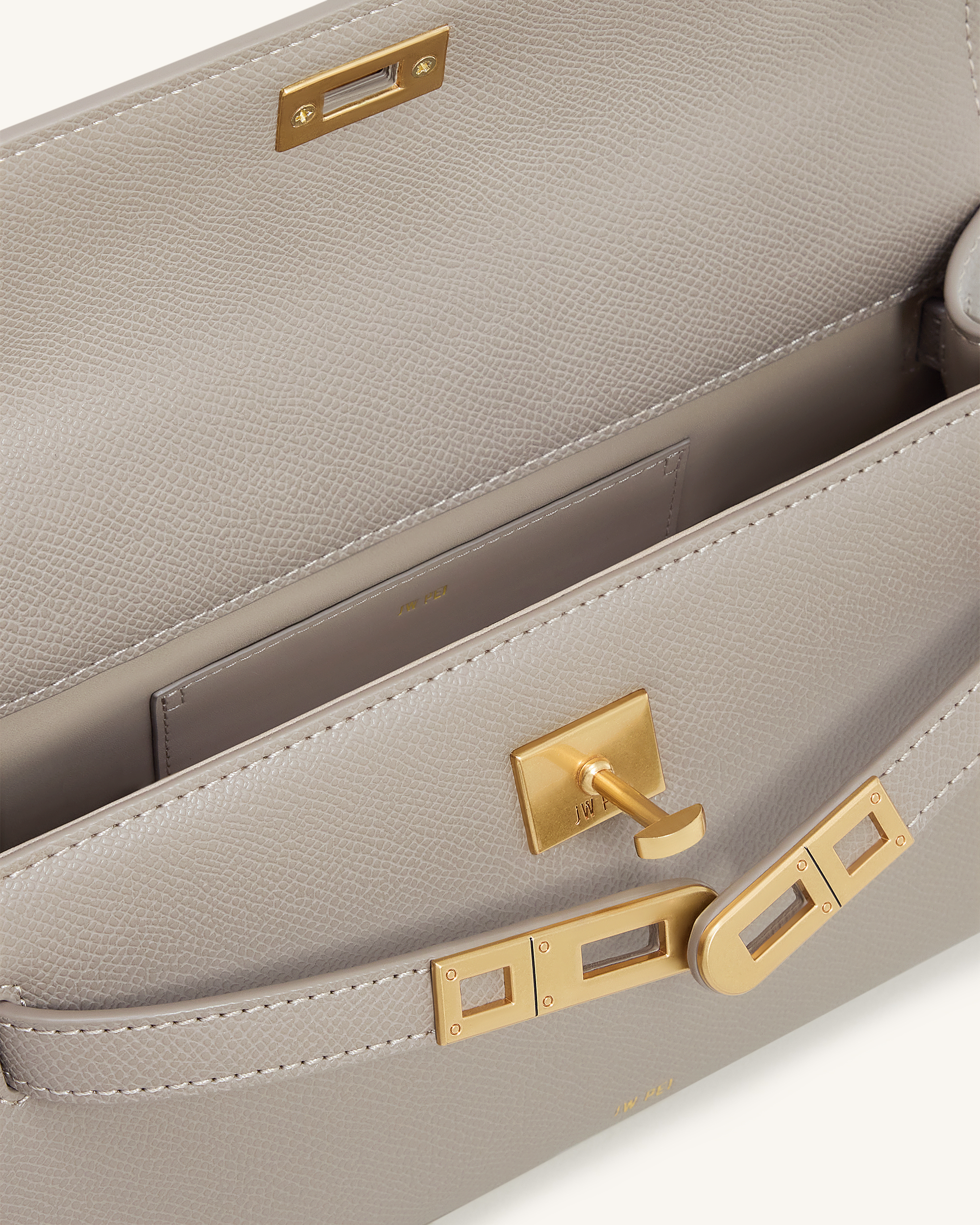 Noor Top Handle Bag - Elephant Gray | JW PEI