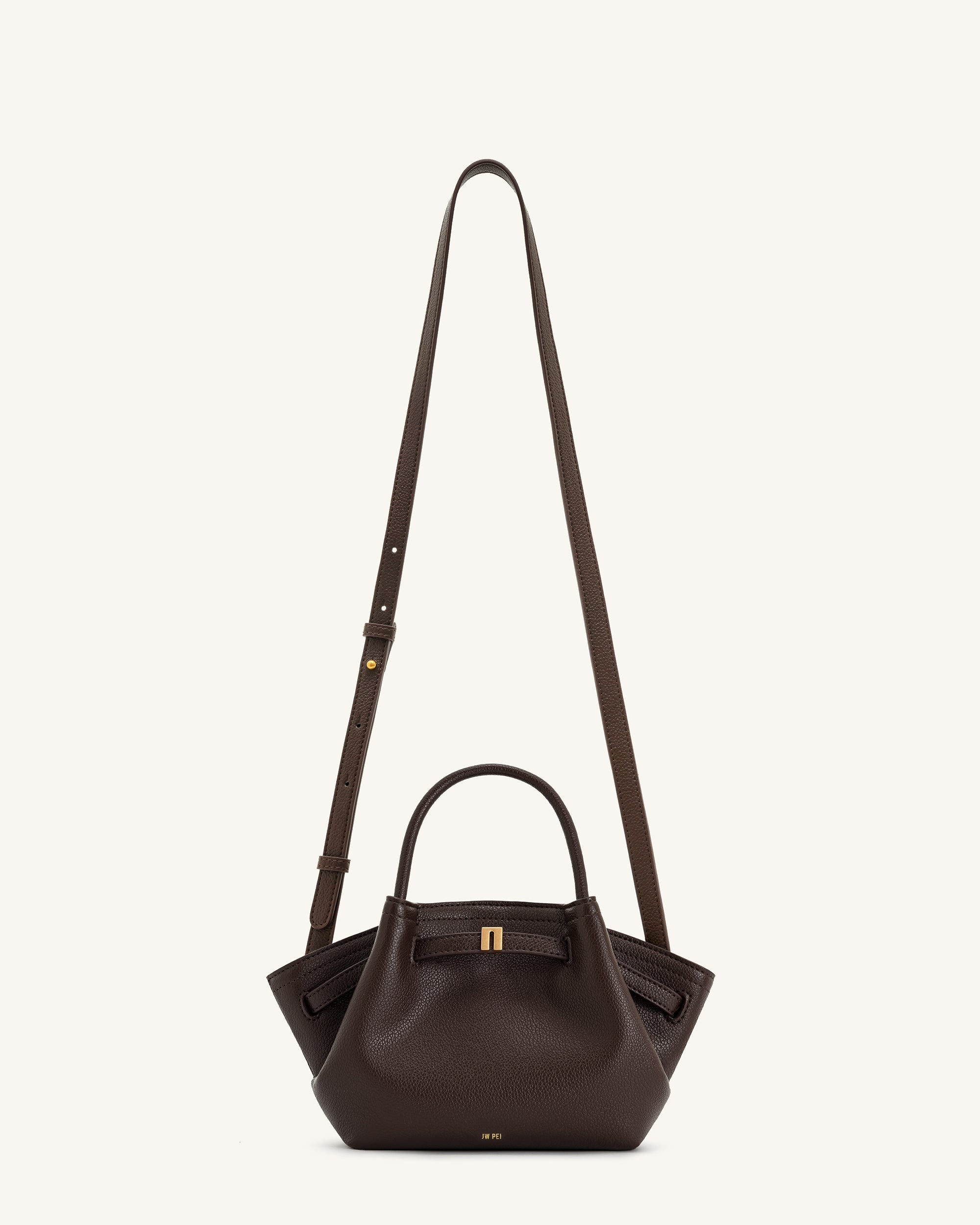 Hana Mini Tote Bag - Dark Brown | JW PEI