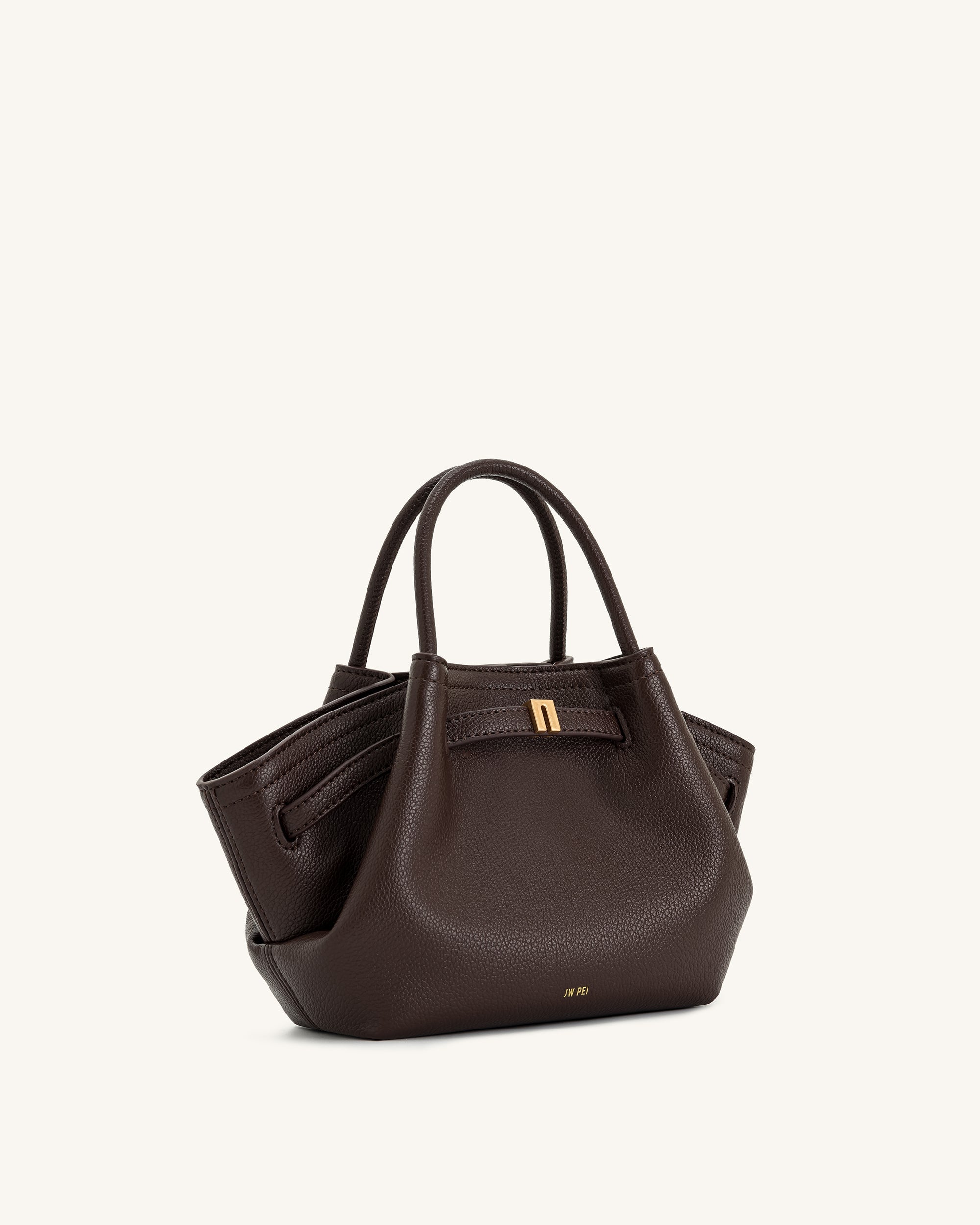 JW PEI Hana ミニトートバッグ　ダークブラウン Hana Mini Tote Bag - Dark Brown | JW PEI