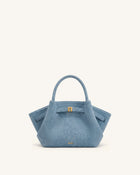 Hana Mini Tote Bag - Light Blue Denim