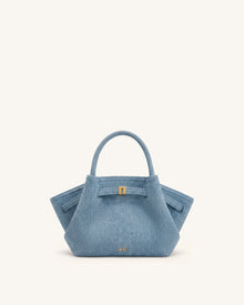 Hana Mini Tote Bag - Light Blue Denim