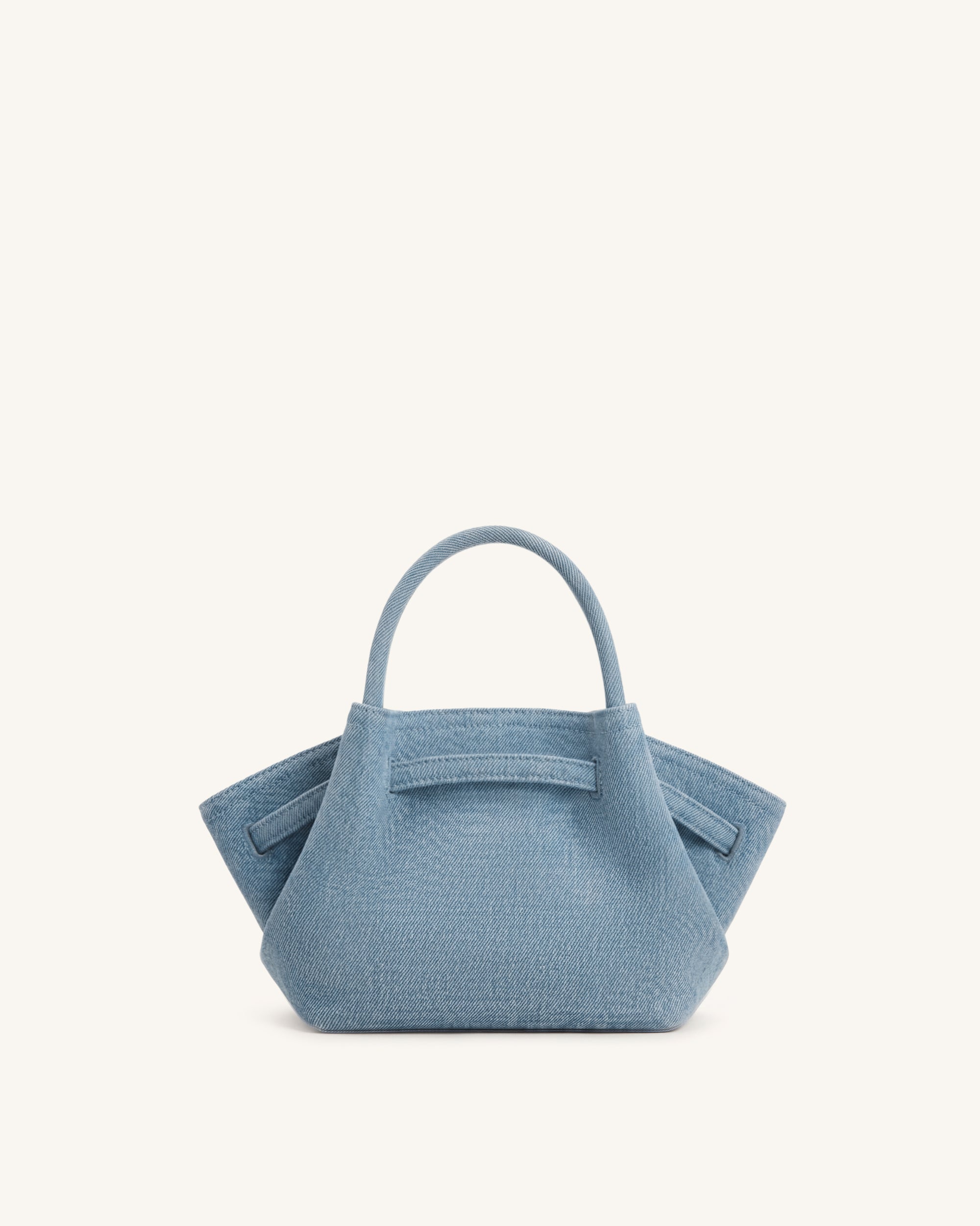 Hana Mini Tote Bag - Light Blue Denim