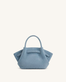 Hana Mini Tote Bag - Light Blue Denim