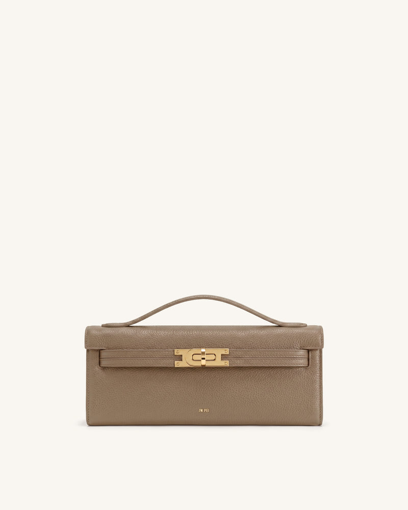 Bria Structured Top Handle Bag - Earth Brown