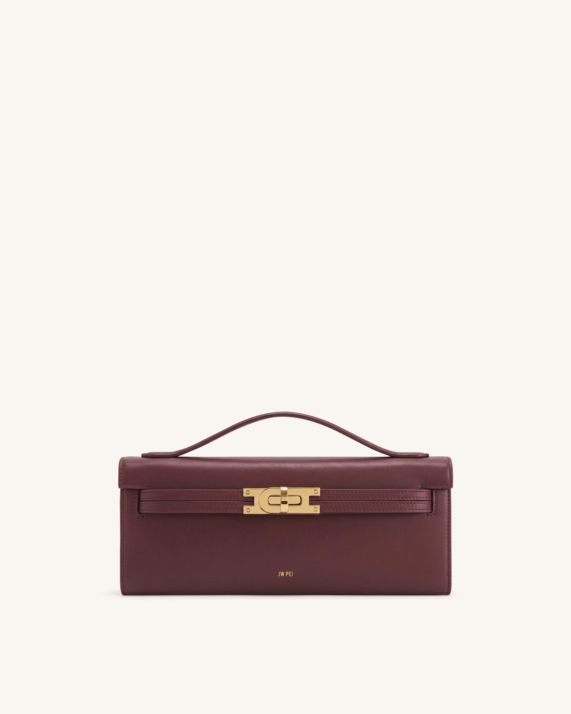 Bria Structured Top Handle Bag - Cherry Red