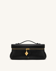 Thea East-West Top Handle Bag - Black