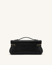 Thea East-West Top Handle Bag - Black