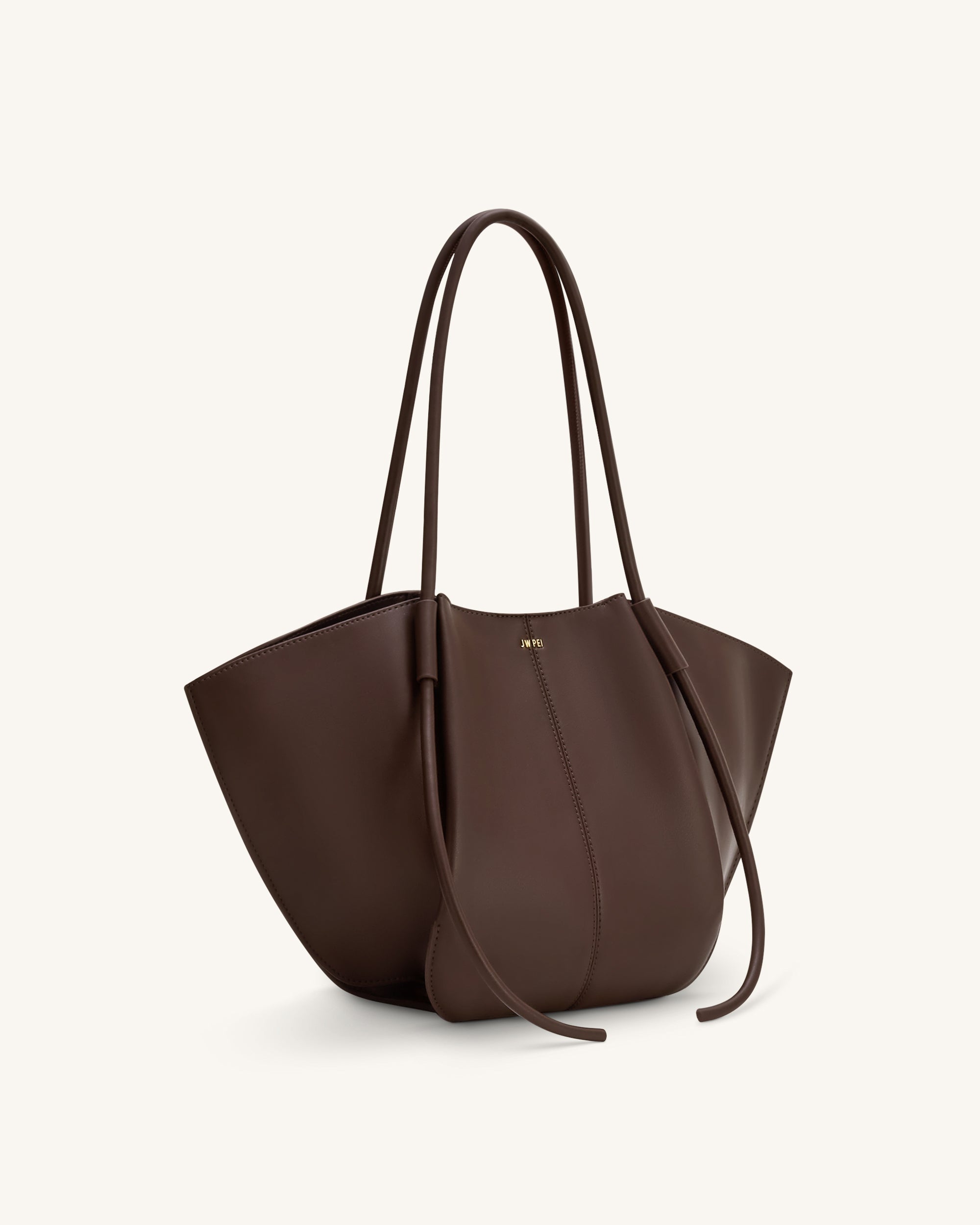 JW PEI ディープブラウン トートバッグ Nala Wide Tote Bag - Deep Brown | JW PEI