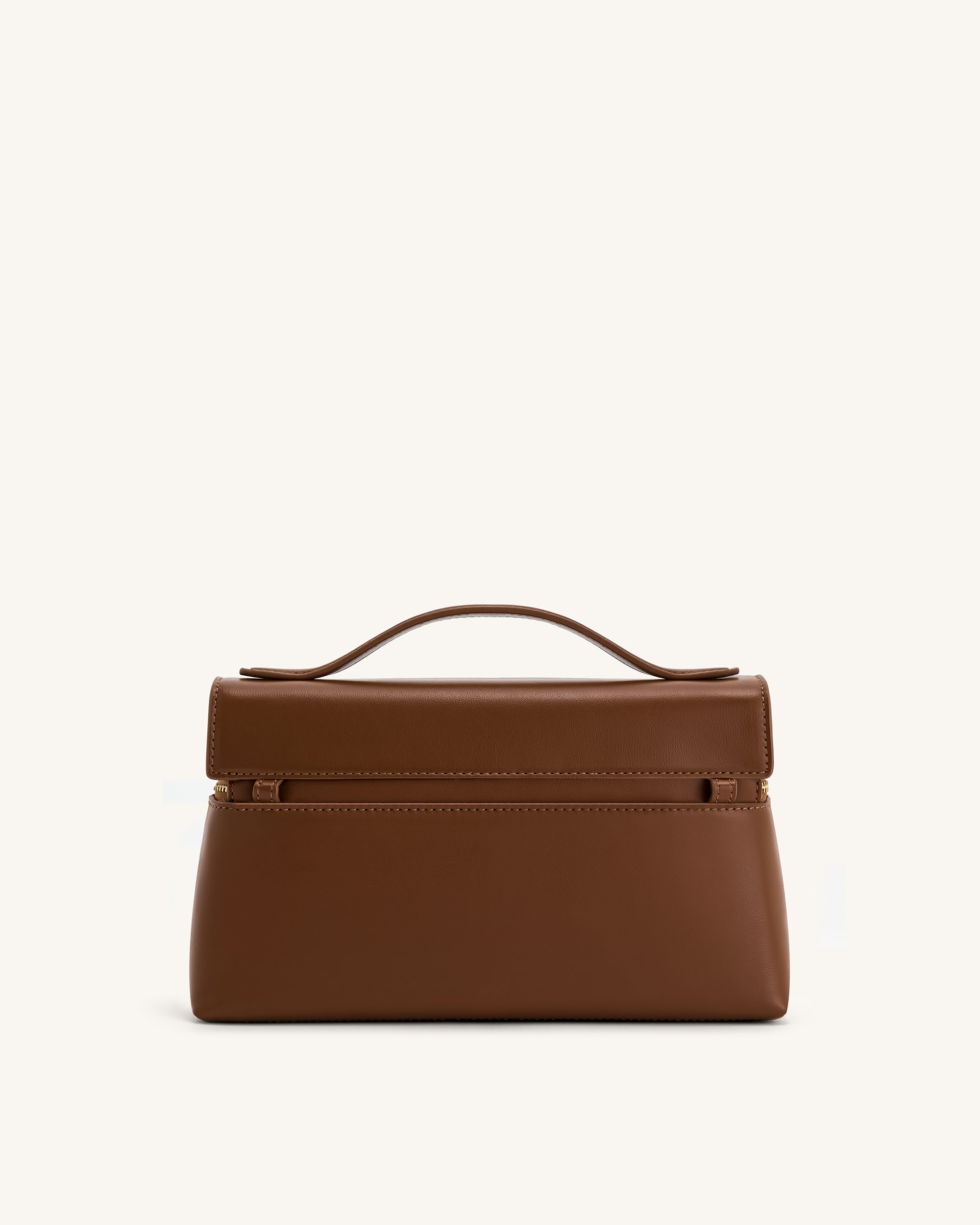 Thea Top Handle Bag - Brown | JW PEI