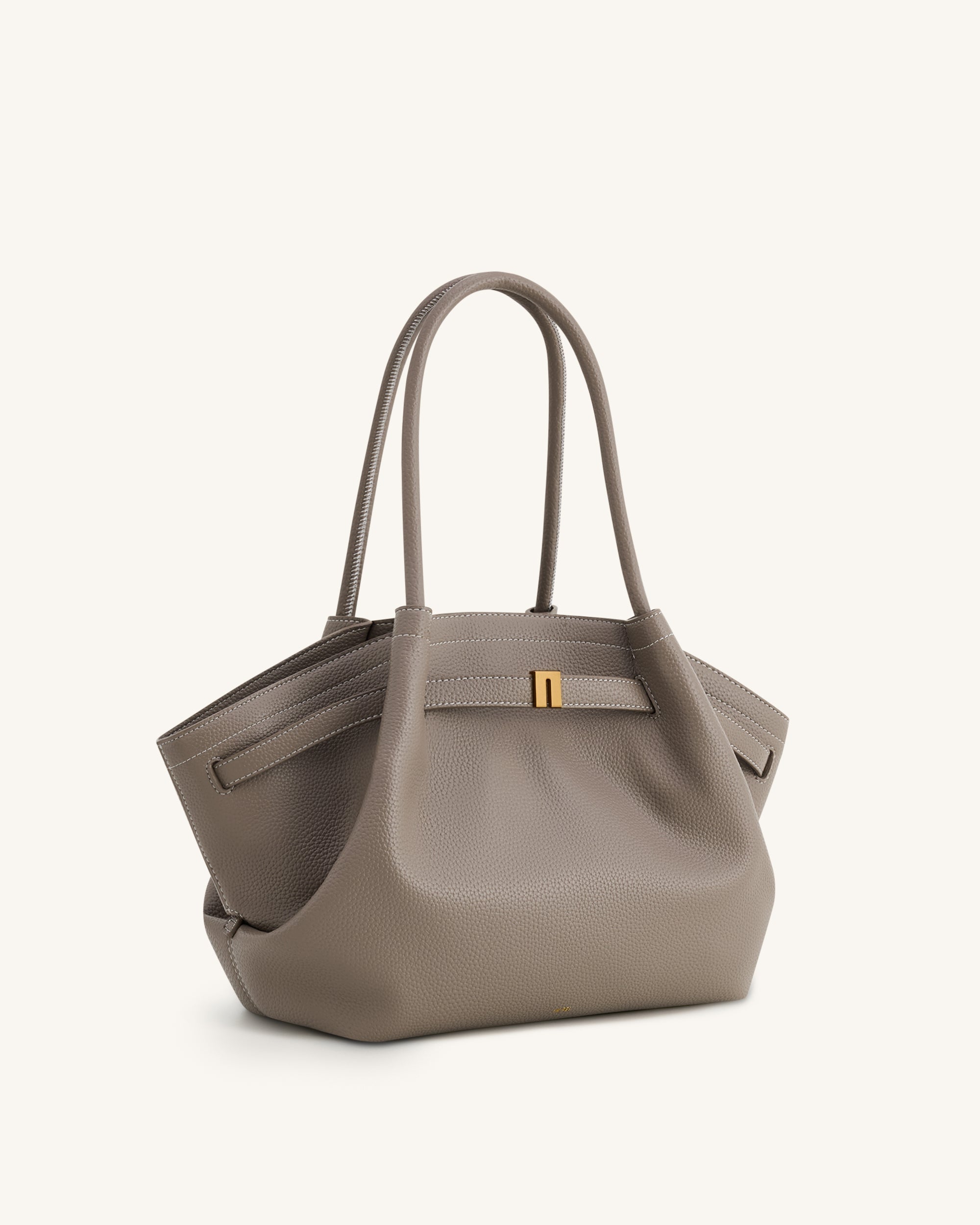 Hana Medium Tote Bag - Taupe | JW PEI