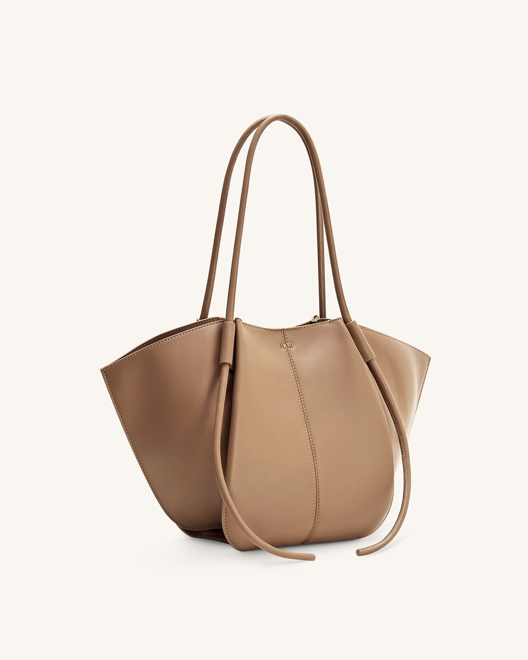 Nala Wide Tote Bag - Clay Brown | JW PEI