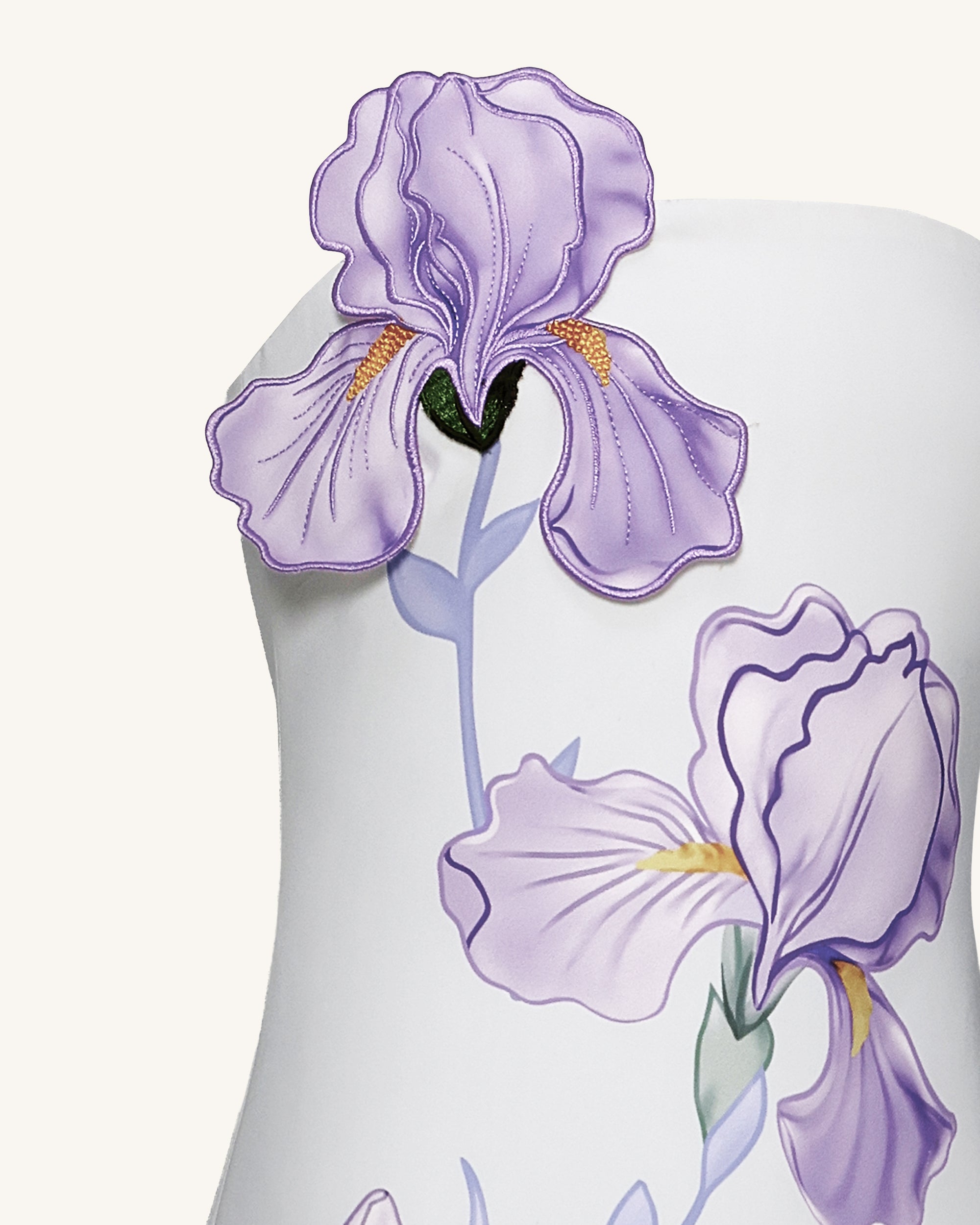 iris flower print maxi tank dress Iris Flower Print Maxi Tank Dress