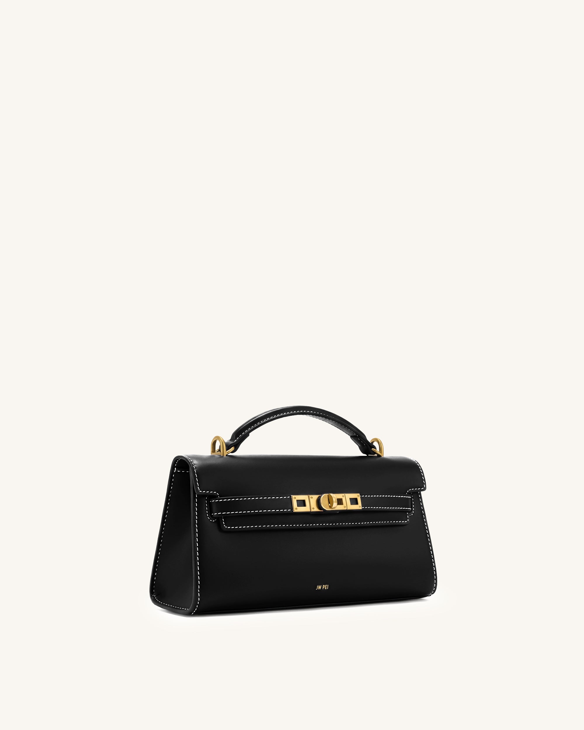 Noor Top Handle Bag - Ink Black | JW PEI Noor Top Handle Bag - Ink Black | JW PEI