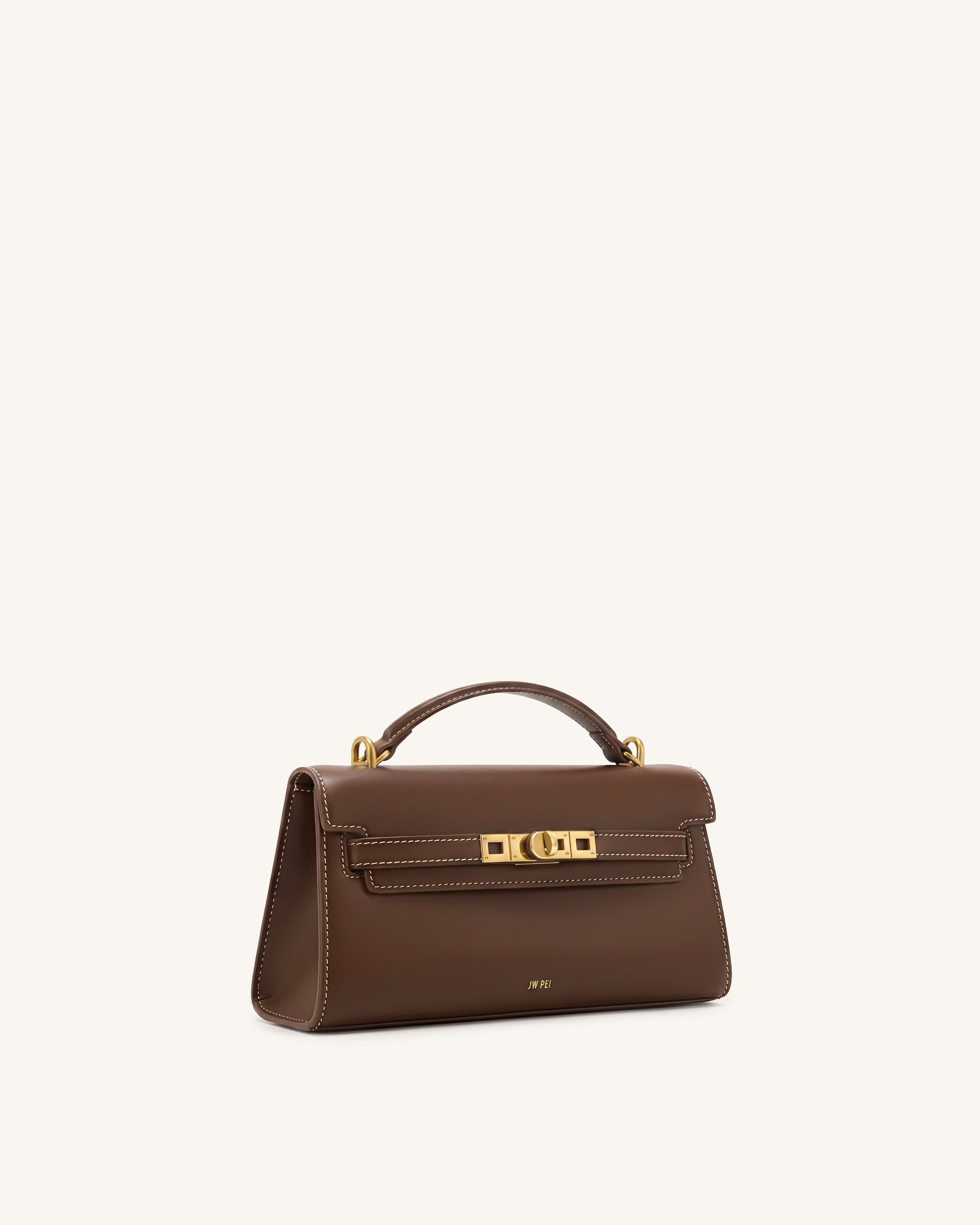 JW PEI ブラウン ハンドバッグ　ショルダーバッグ　正規品 Noor Top Handle Bag - Amber Brown | JW PEI