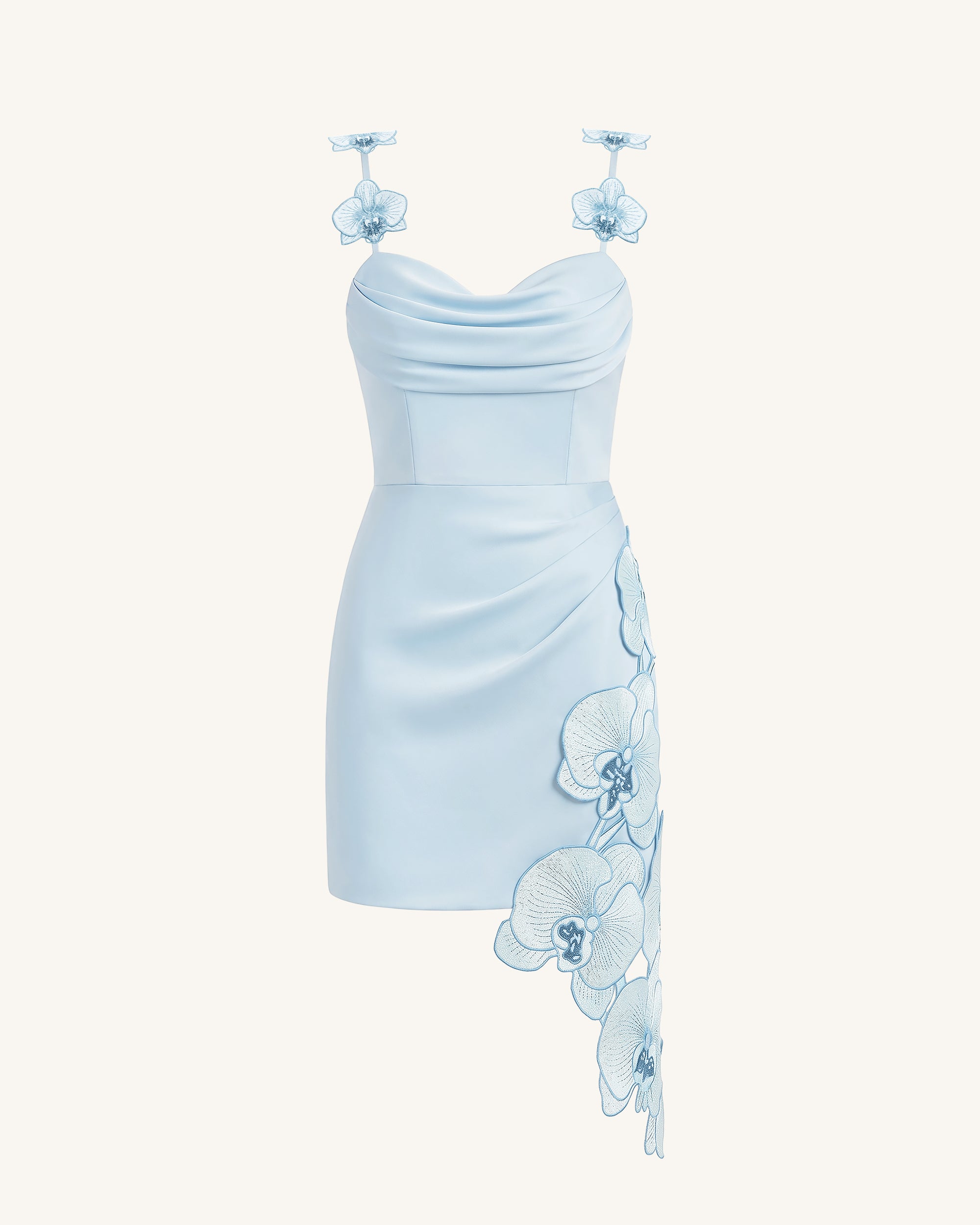 blue orchid linen dress Blue Lily Orchid Risabelle Dress