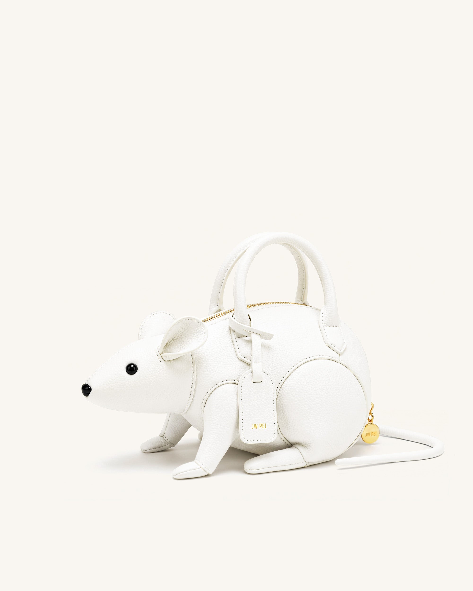 Mia Mouse Top Handle Bag - White
