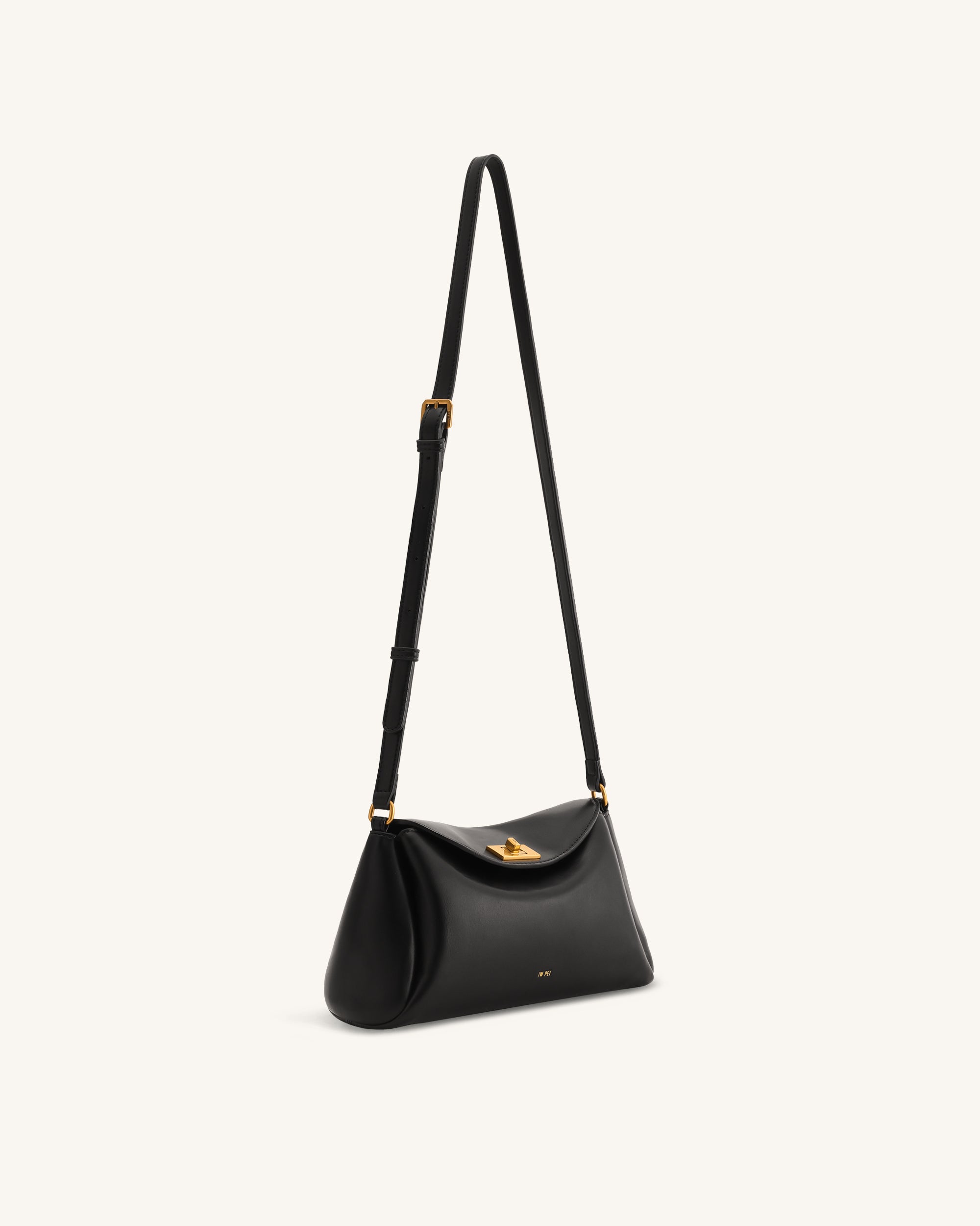 jwpei カゴショルダーバッグ Greta Twist-Lock Crossbody Bag - Black | JW PEI