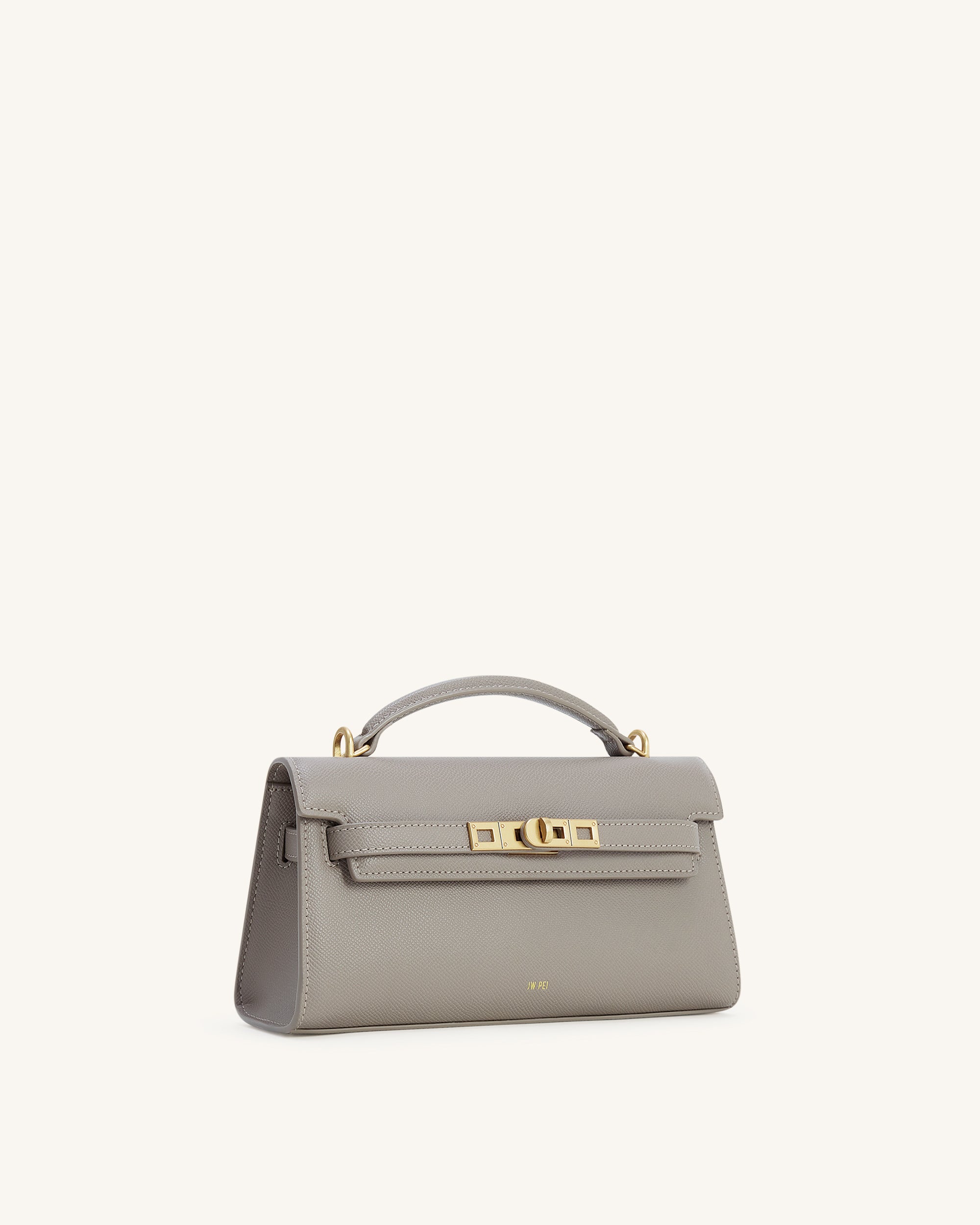 Noor Top Handle Bag - Elephant Gray | JW PEI