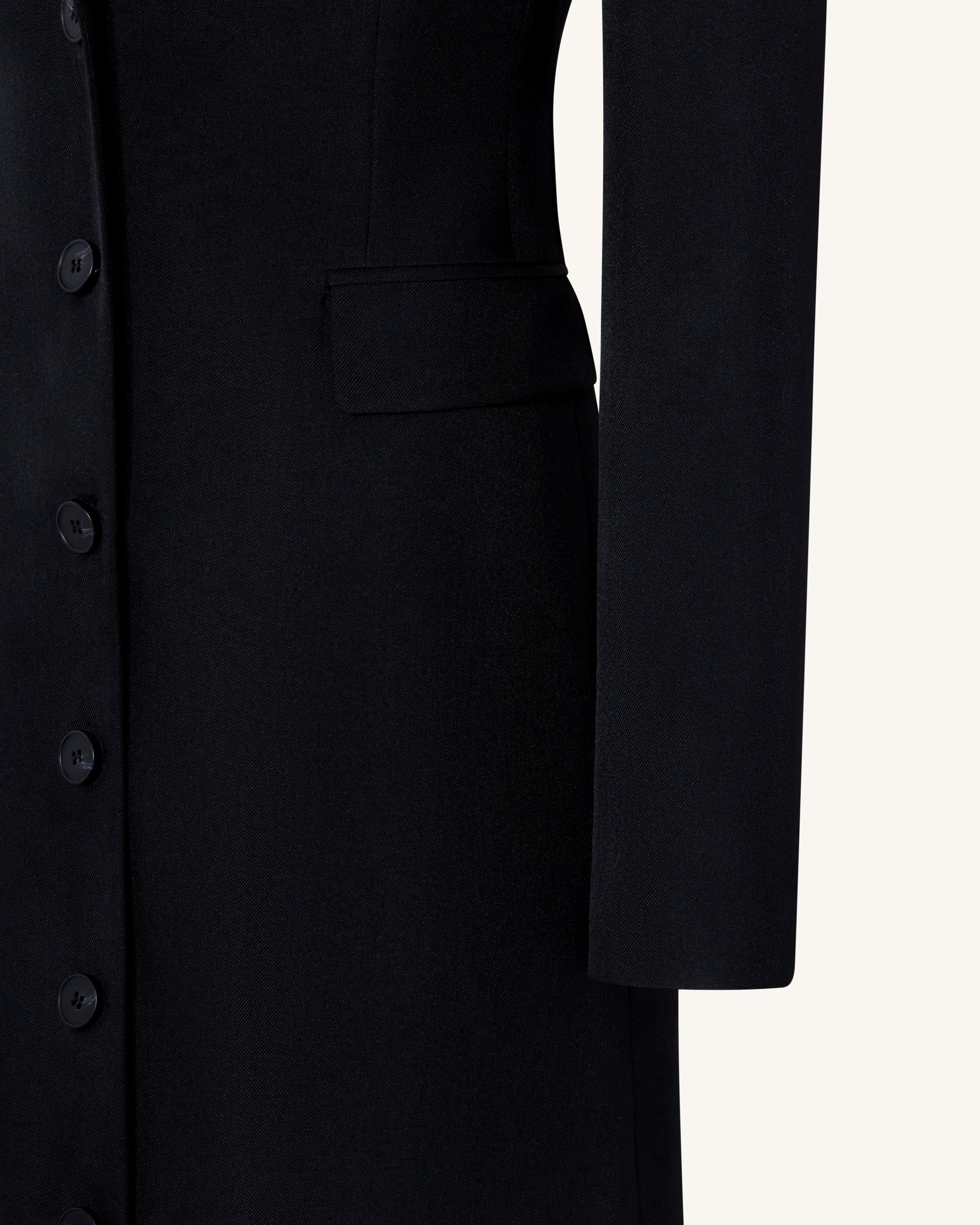 fitted dress coat Rainsisters Fitted & Flared Polka Dot Coat With Detachable Hood