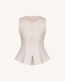 Structured Seam Round - Beige