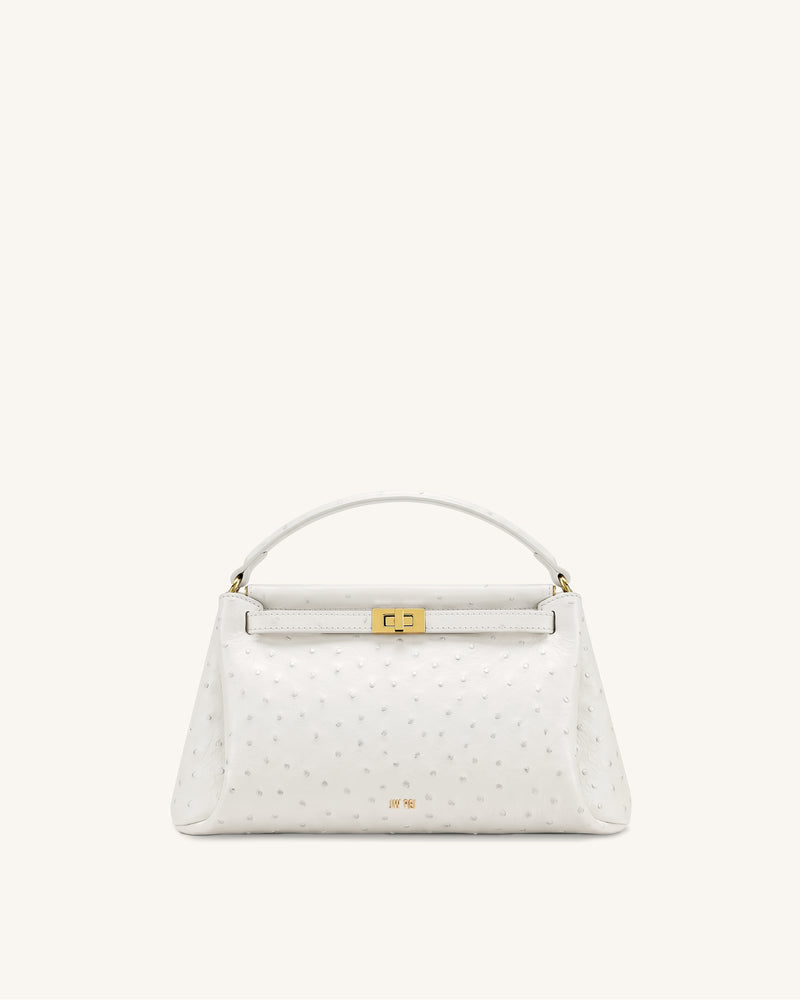 Carmen Top Handle Bag - Milky White