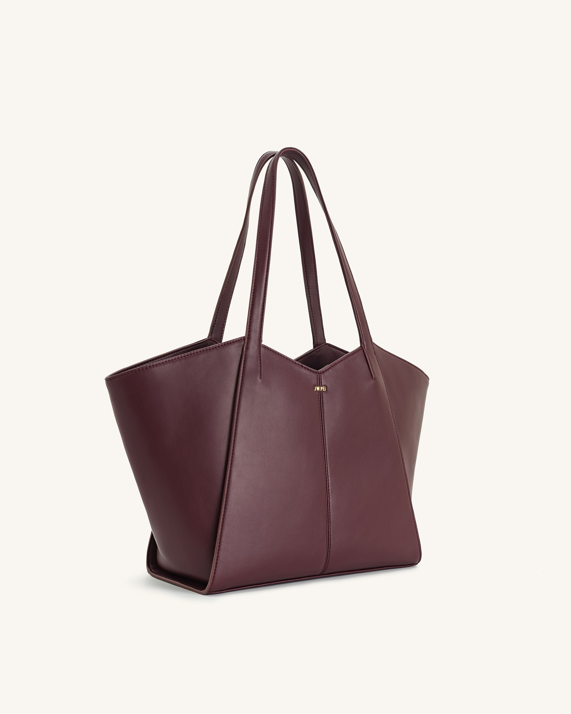 Kiana Large Capacity Tote Bag - Deep Claret | JW PEI