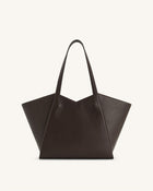 Kiana Large Capacity Tote Bag - Caramel