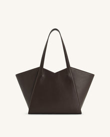 Kiana Large Capacity Tote Bag - Caramel