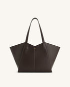 Kiana Large Capacity Tote Bag - Caramel