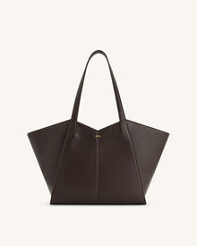 Kiana Large Capacity Tote Bag - Caramel